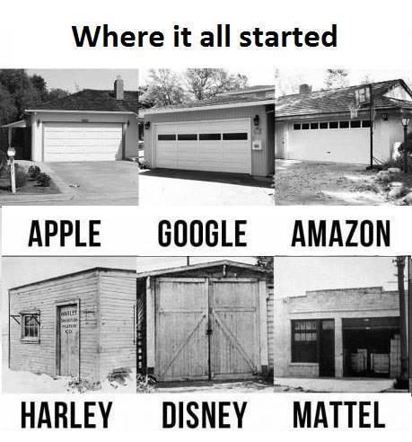 Where it all started - Garages